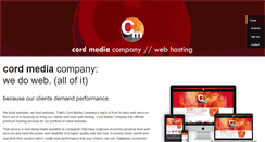 Desktop Screenshot of cordmediahosting.com